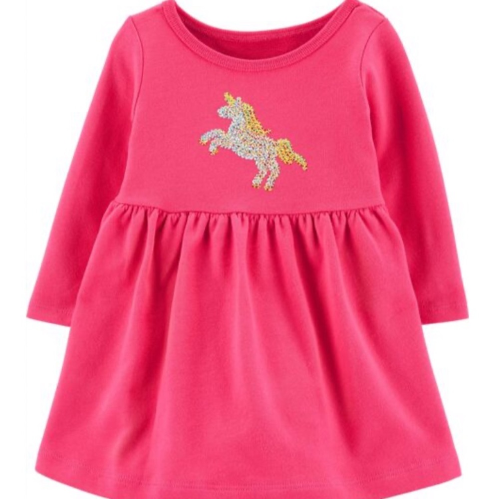 BNWT Carter’s Sequin Unicorn Dress 2T